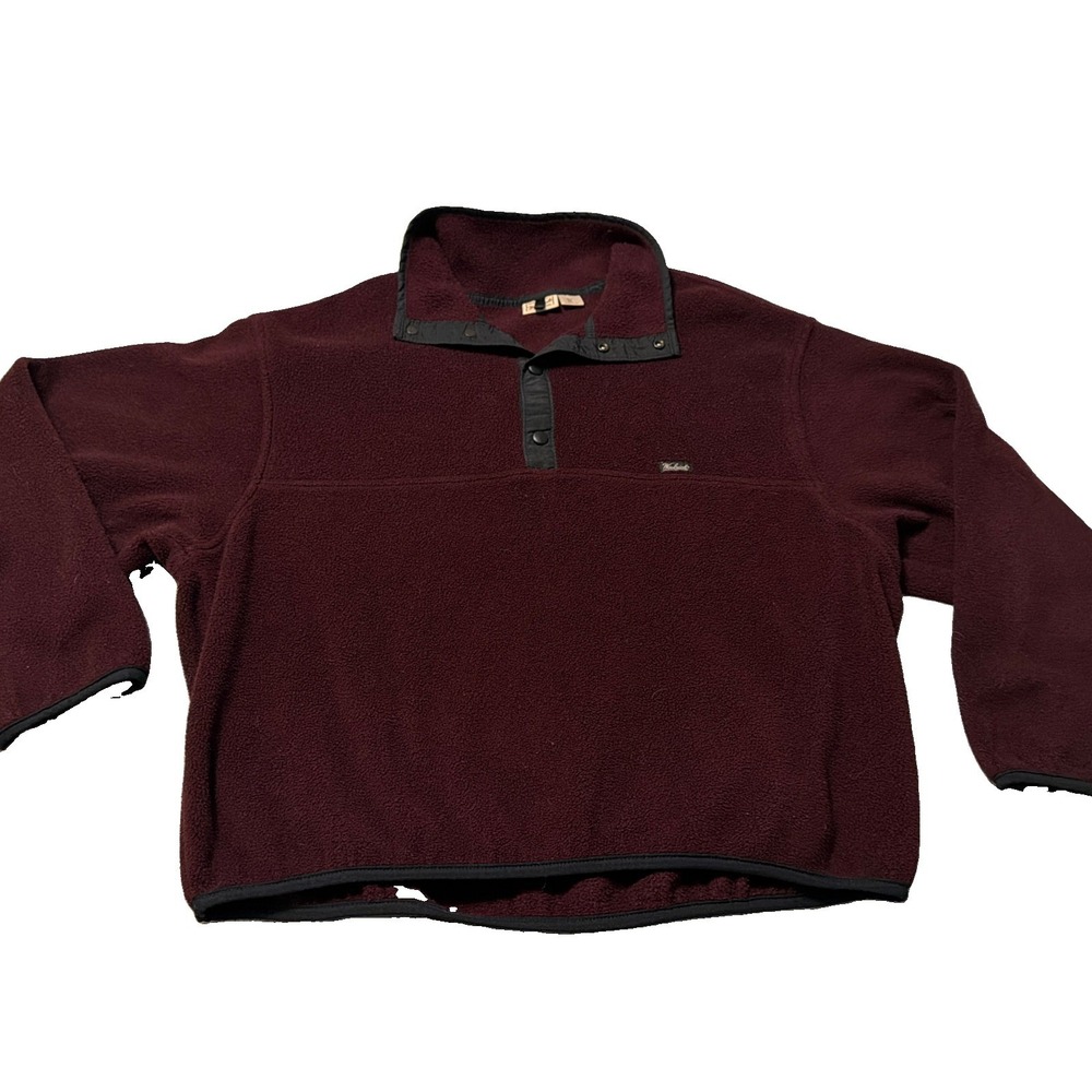 Woolrich Polartec Mens Burgundy Fleece XL